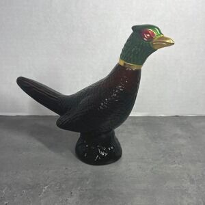 Vintage Avon Pheasant Decanter Oland After Shave Glass Bottle Collectible Brown